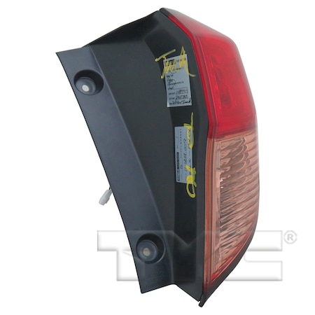 Tyc Tyc Capa Certified Tail Light Assembly, 11-6809-01-9 11-6809-01-9